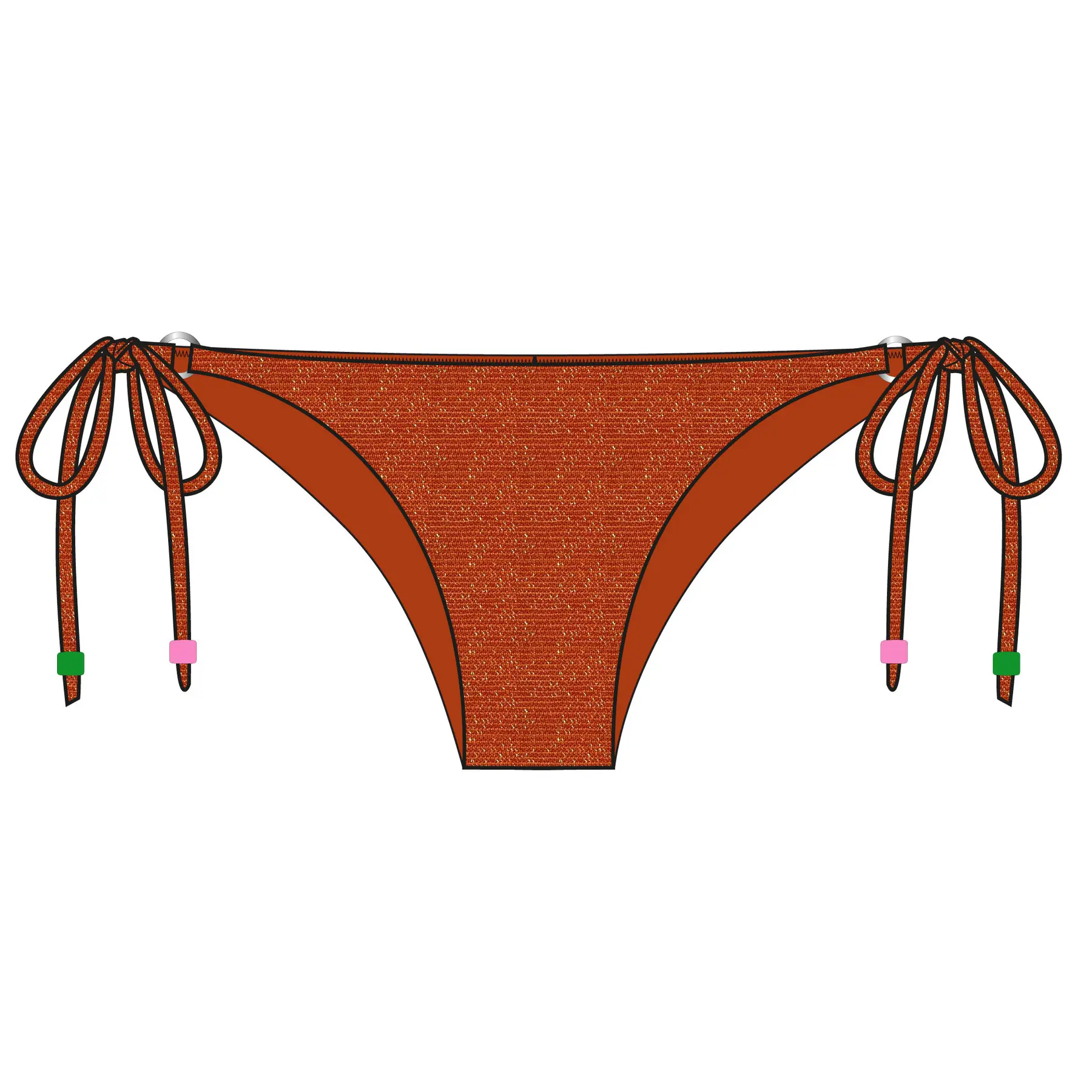 3500301287683 - Damen-Bikinihose Banana Moon Lina Seaglitter