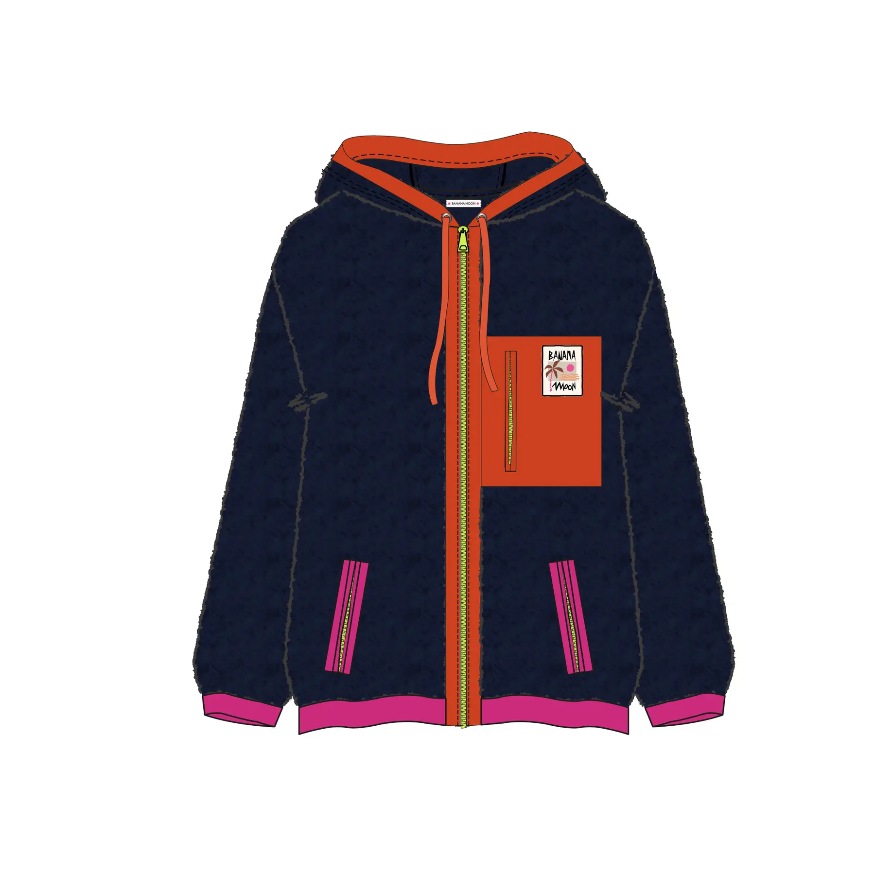 3500301051239 - Fleece für Frauen Banana Moon Warren Tricool