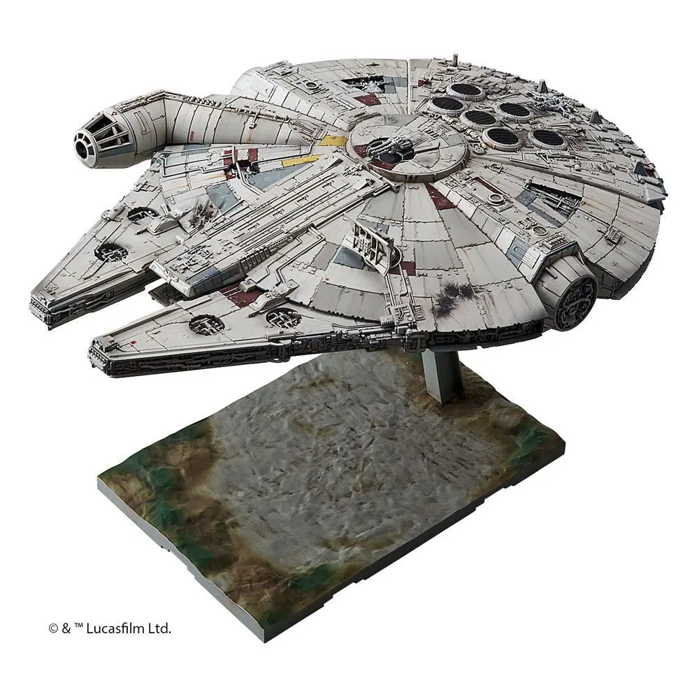 Beeldje Bandai Star Wars Star Wars Episode Vii 1/144 Millennium Falcon