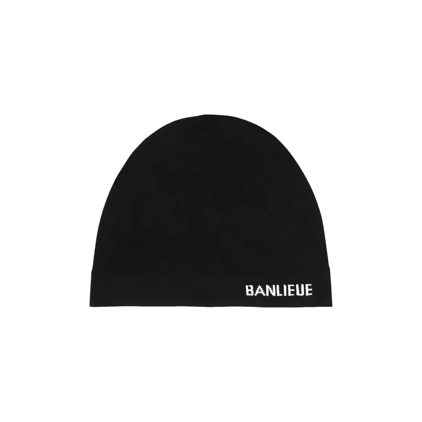 Image of Mütze mit gewebtem Jacquard-Logo Banlieue Skull