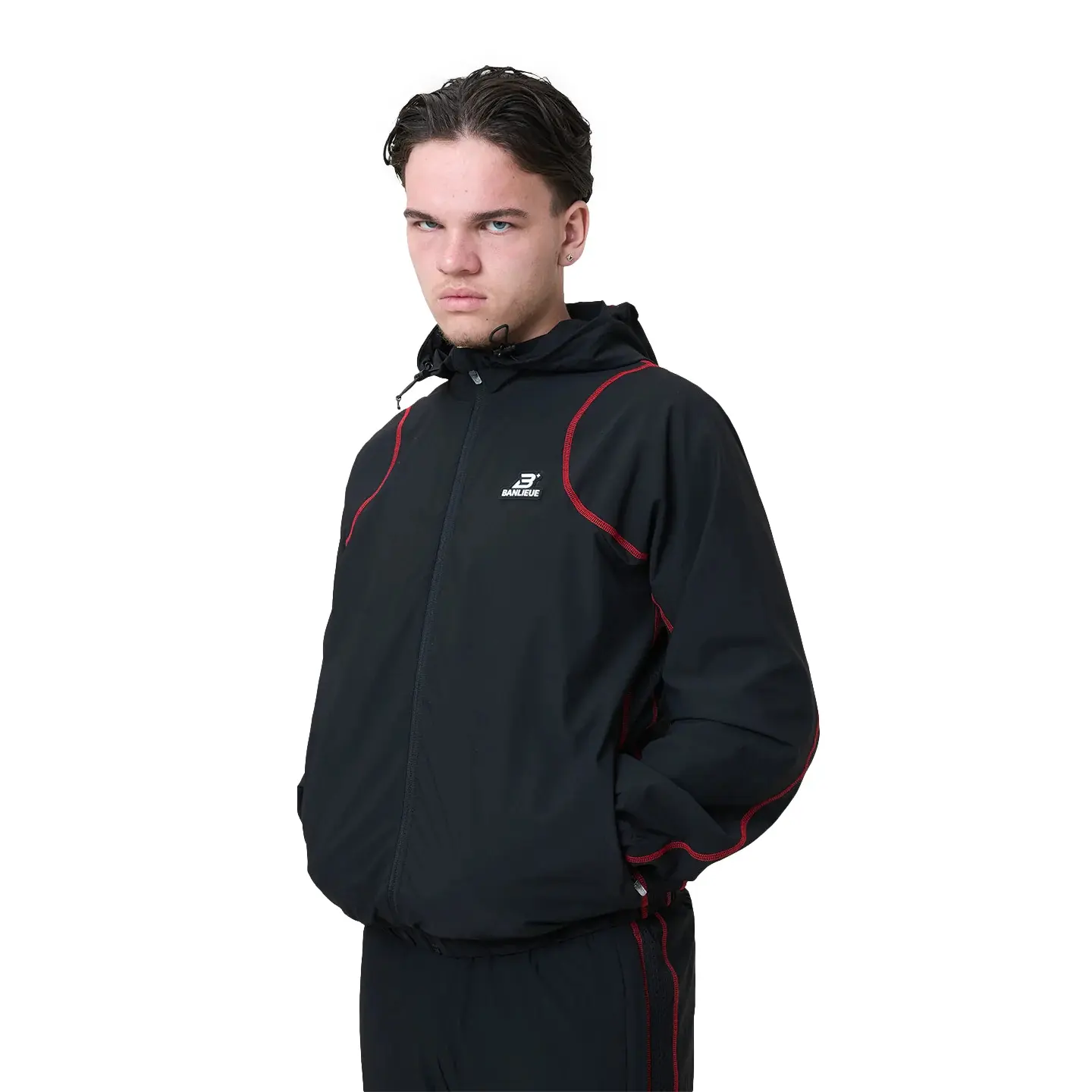 Image of Trainingsjacke Banlieue Contrast Stitch Retro