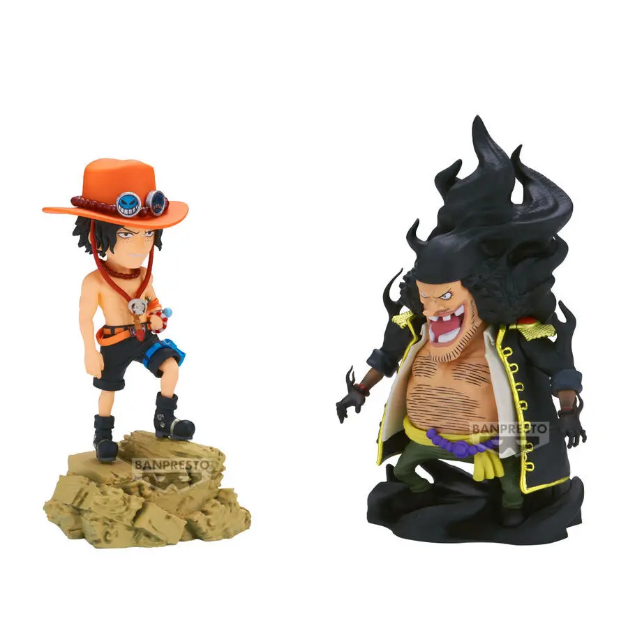 Figurine Banpresto One Piece Portgas D.Ace Vs Marshall.D.Teach (x2)