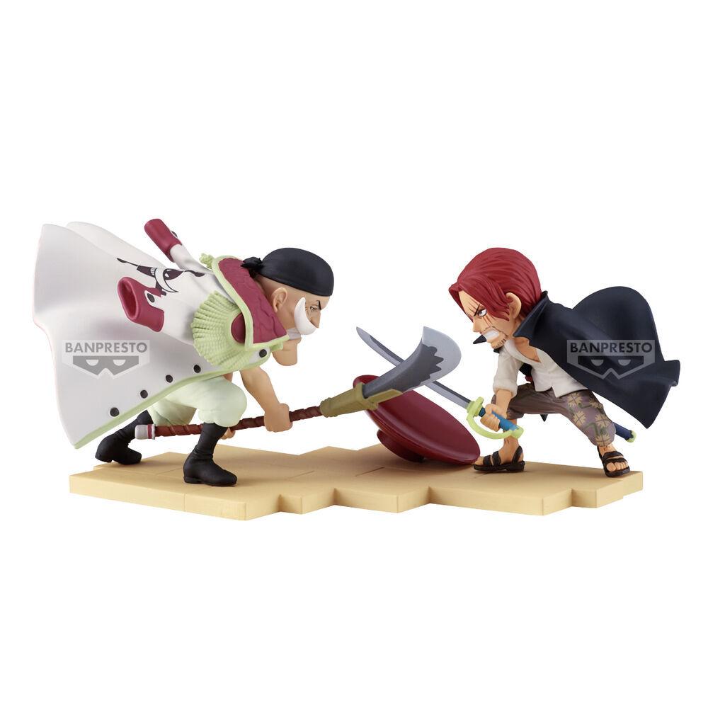 4983164290813 - - One Piece - World Collectable Figure Log Stories - Edward Newgate Vs Shanks 13 cm - Figur