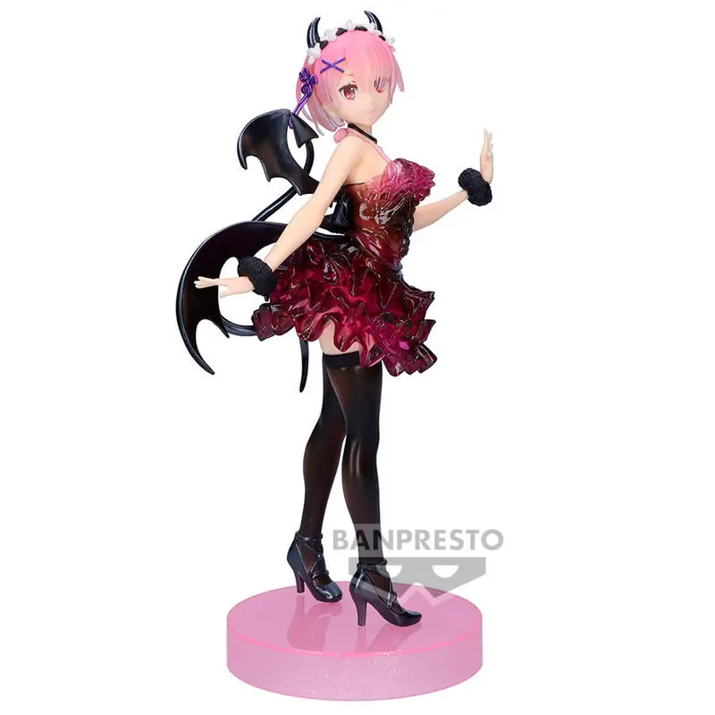 4983164896961 - Figurine Rezero Starting Life In Another World Ram Clear & Dressy