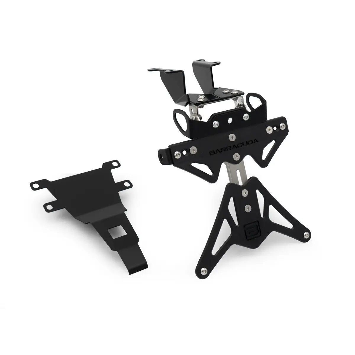 Plaat voor motorfiets kenteken originele knipperlichten Barracuda Yamaha MT07 2025