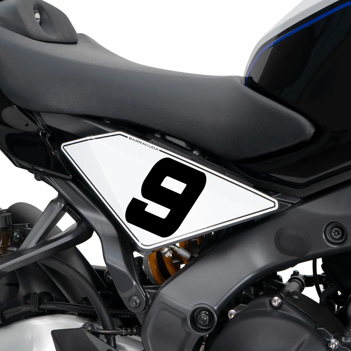 Plaquette nummer Barracuda Yamaha MT09 2024
