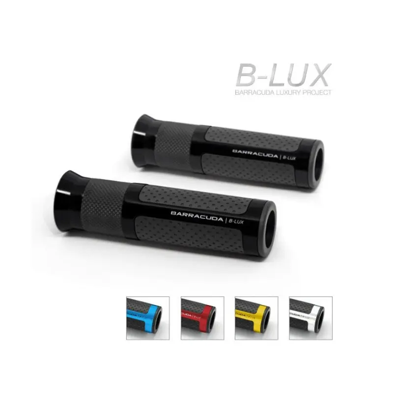 Coppia di manopole per moto Barracuda Racing B-Lux