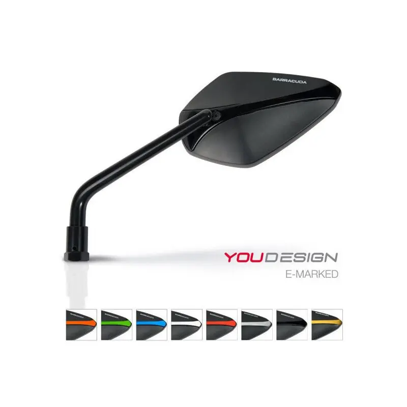Coppia di specchietti per moto Barracuda X-Version