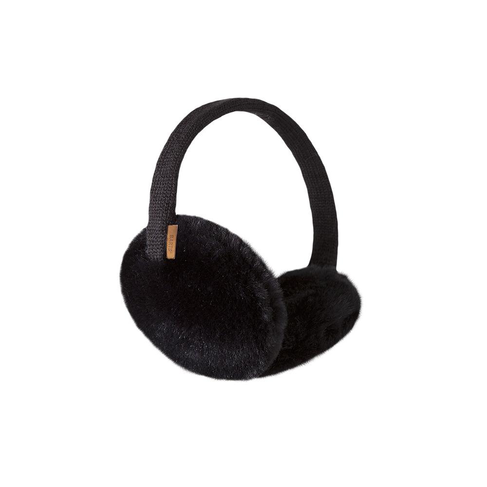 8717457205453 - Plush Earmuffs Damen (Schwarz One Size) Skibekleidung