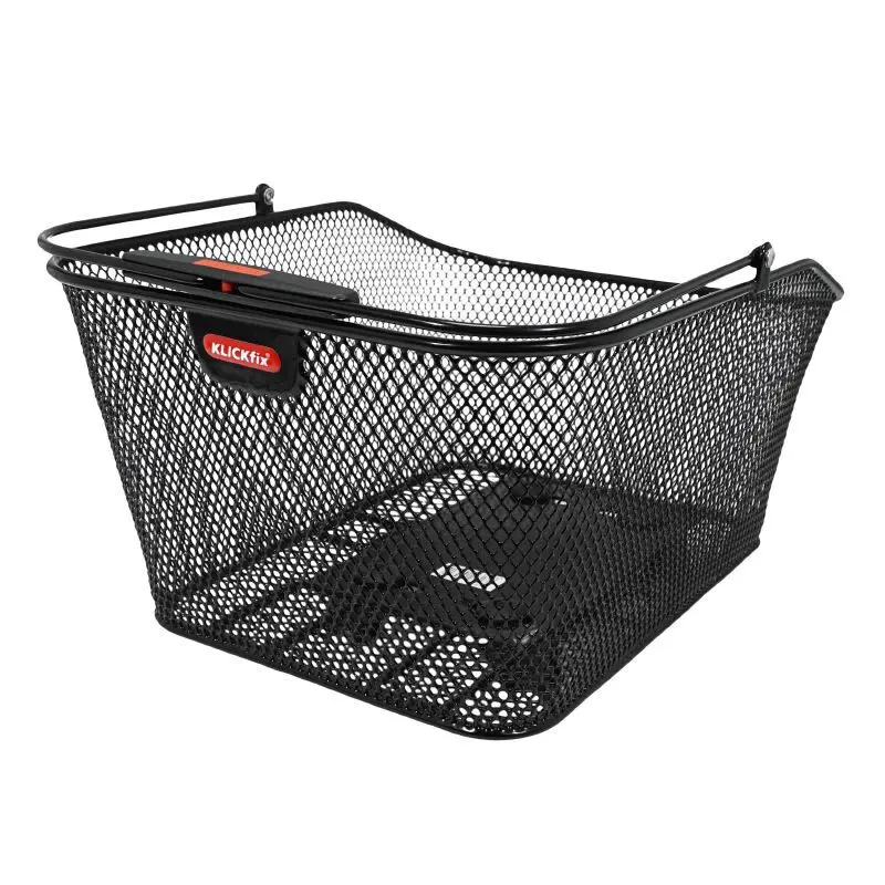 Velo Store - UK Honeycomb steel rear bike basket with clip fastening adaptable to any luggage rack Basil Klickfix Korbklip 20L | Extra 10% off with Subscription, Postage £16.79 to UK Fedex.
