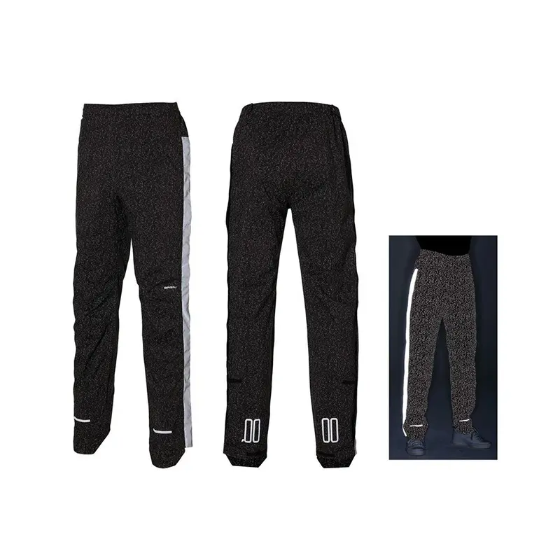 Wasserdichte Fahrradhose mit Reflektoren Basil Skane Hivis Bluesign