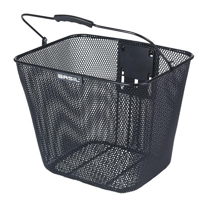 Velo Store - UK Front bicycle basket with steel plate Basil Bilbao Klickfix | Extra 10% off with Subscription, Postage £16.79 to UK Fedex.