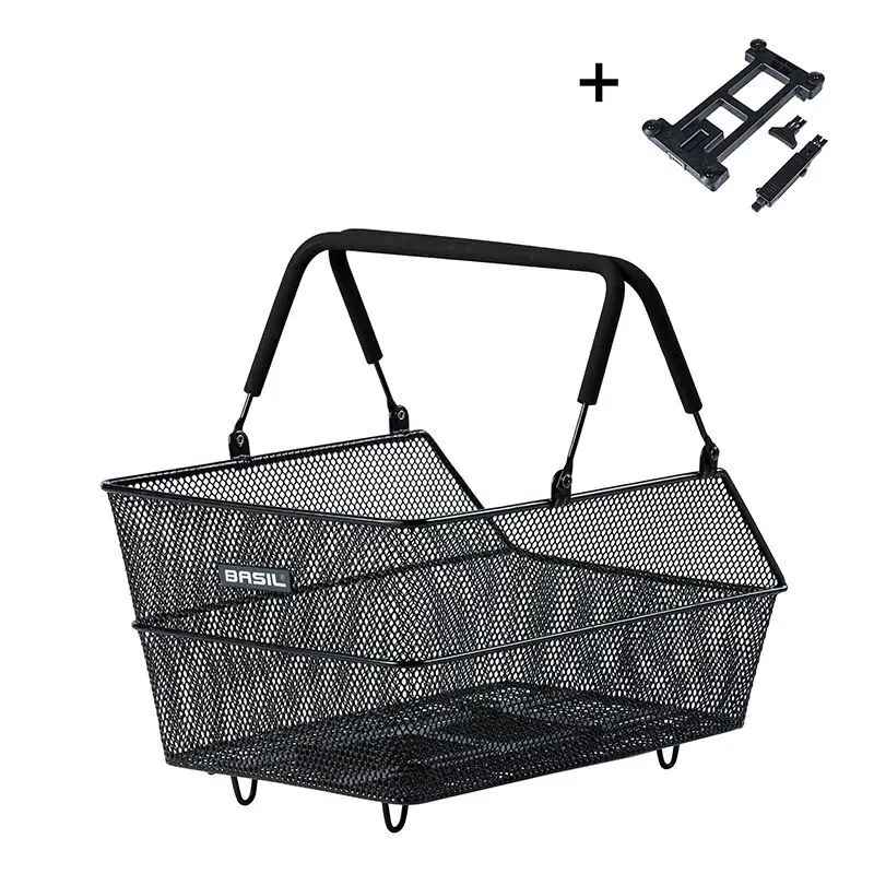 Velo Store - UK Rear bike basket with steel plate Basil Cento Mik | Extra 10% off with Subscription, Postage £16.79 to UK Fedex.