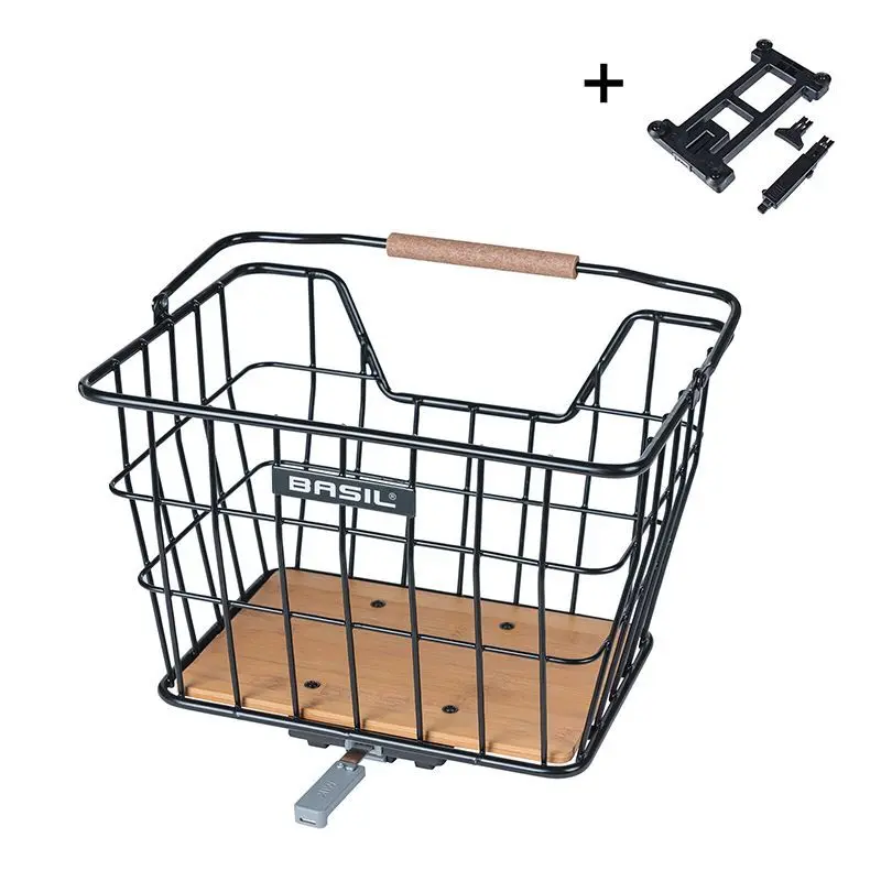 Velo Store - UK Bike basket with steel plate Basil Nordland Mik 2.0 | Extra 10% off with Subscription, Postage £16.79 to UK Fedex.