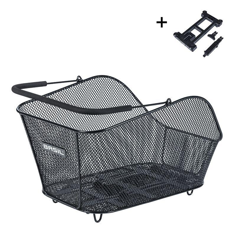 Velo Store - UK Rear bike basket with plate Basil Icon M Avec Mik 2.0 | Extra 10% off with Subscription, Postage £16.79 to UK Fedex.