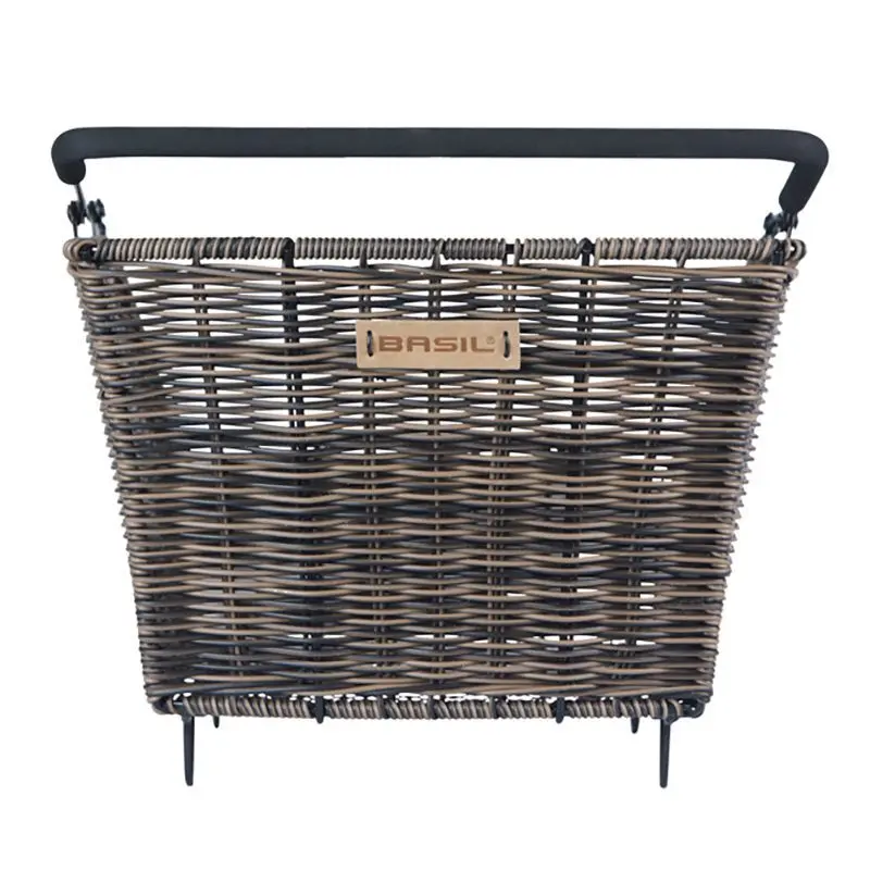 Cestino per bicicletta Basil Cento Rattan Look