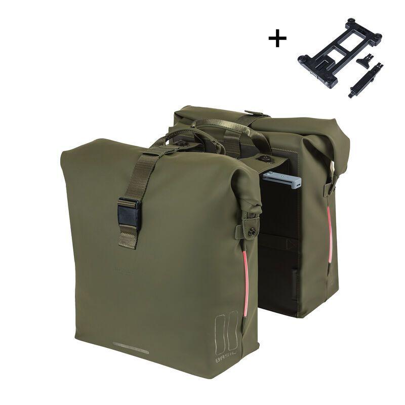 Velo Store - UK Waterproof rear bag with light Basil Soho Mik 2.0 | Extra 10% off with Subscription, Postage £16.79 to UK Fedex.