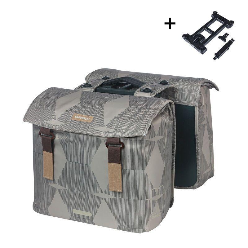 Velo Store - UK Polyester rear bag Basil Elegance Mik 2.0 | Extra 10% off with Subscription, Postage £16.79 to UK Fedex.