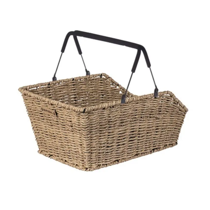 Velo Store - UK Multi-system rear basket Basil Cento Rattan Look | Extra 10% off with Subscription, Postage £16.79 to UK Fedex.