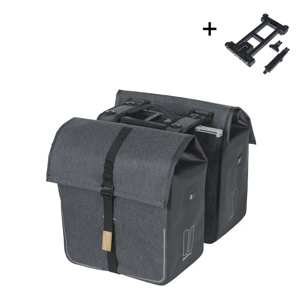 Velo Store - UK Pair of panniers for luggage rack Basil Urban Dry Mik 50L (x2) | Extra 10% off with Subscription, Postage £16.79 to UK Fedex.