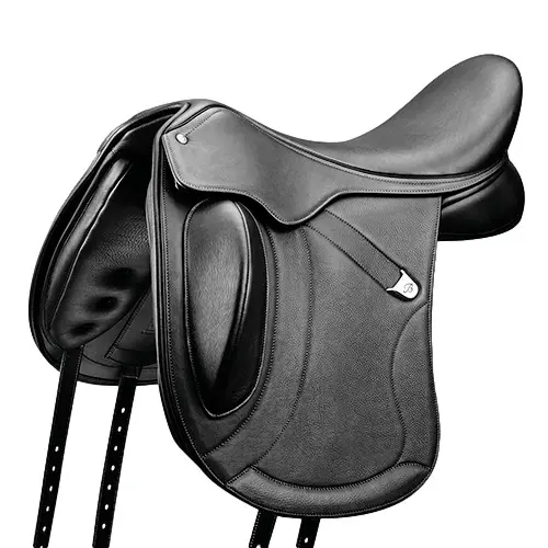 Comparer les prix de Selle de dressage pour cheval Bates Innova Mono+ Luxe Short Flap