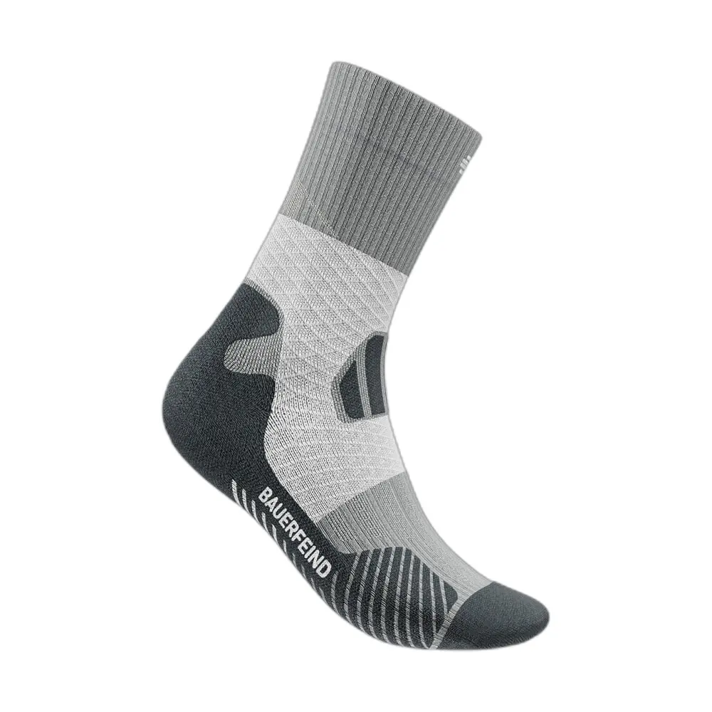 Bauerfeind Sports Women's Gris Mid-Calf Socks