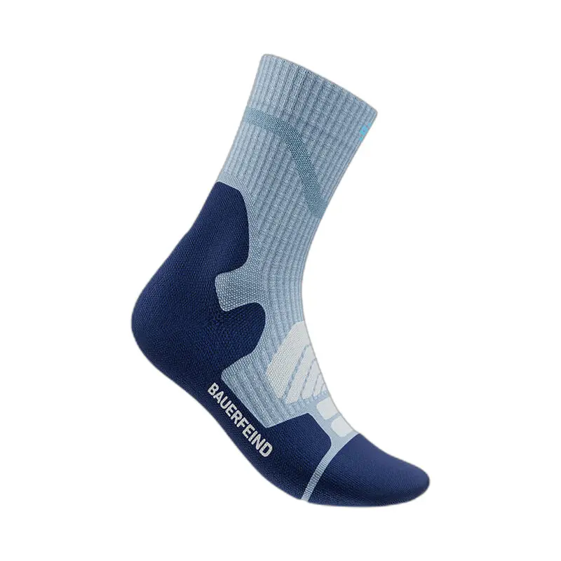 Bauerfeind Women's Bleu Mid-Calf Merino Socks For Outdoor Merino