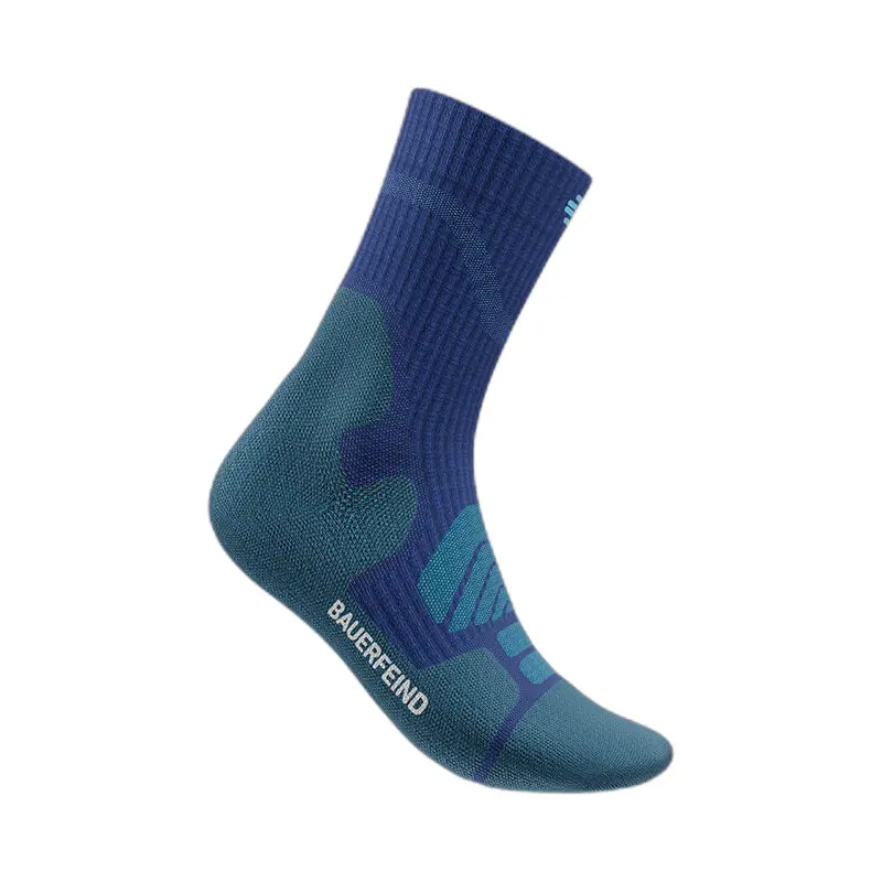 Bauerfeind Men's Bleu Mid-Calf Merino Socks Outdoor Merino