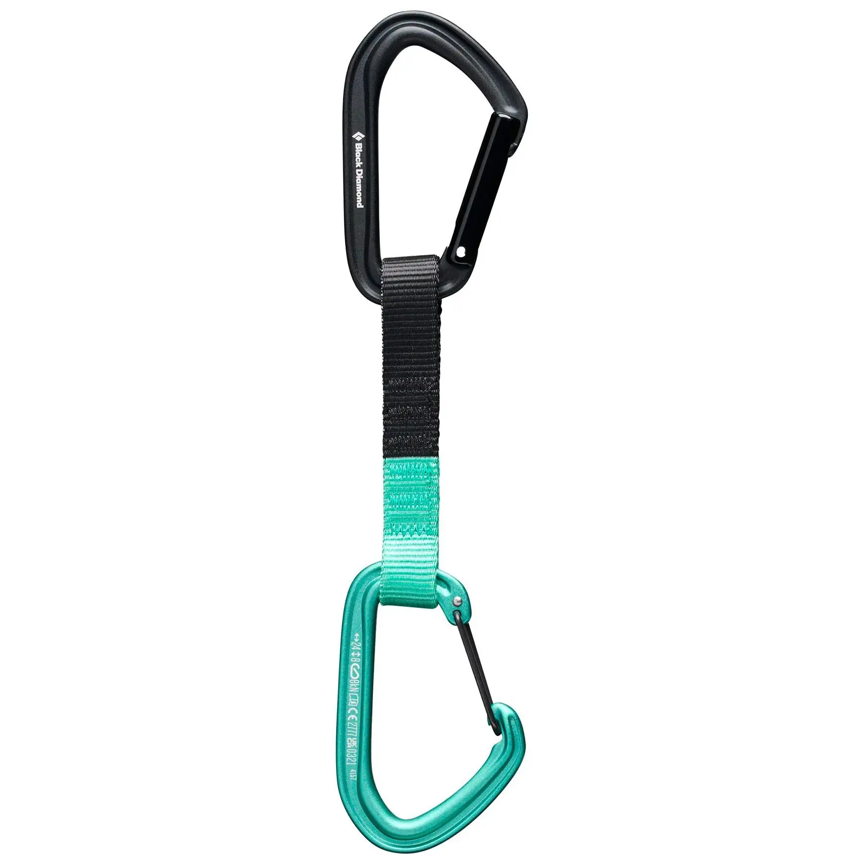 Black Diamond Unisex Vert Mountaineering Quickdraw Hotforge Hybrid Quickdraw