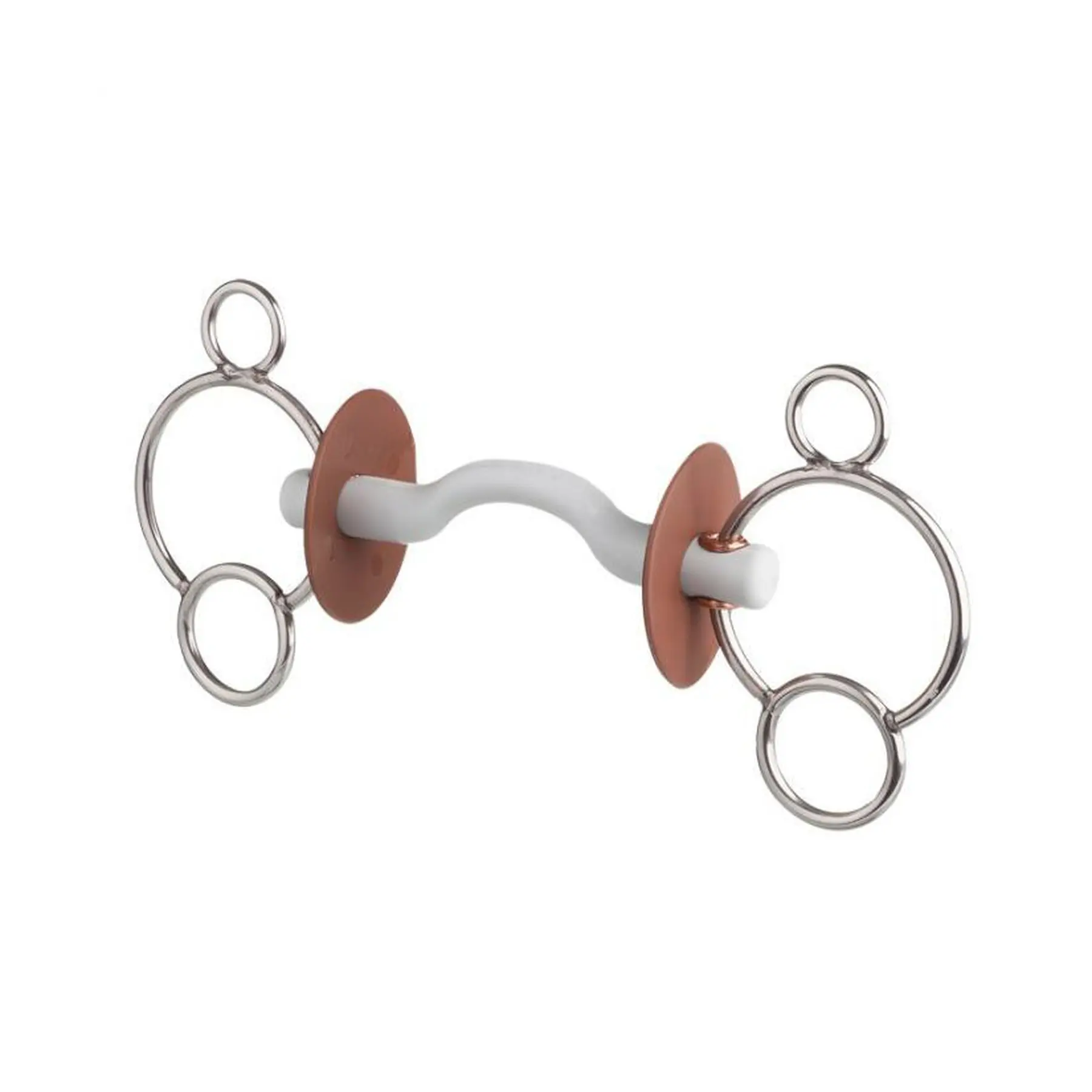 Meilleurs prix pour Mors 3 anneaux pour cheval à olives Beris