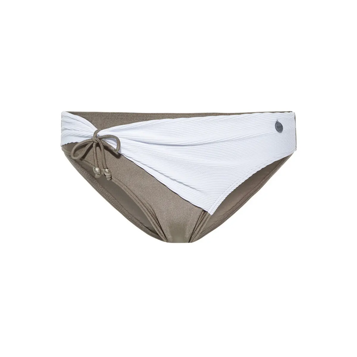 Pantaloncino da bagno donna plissettato