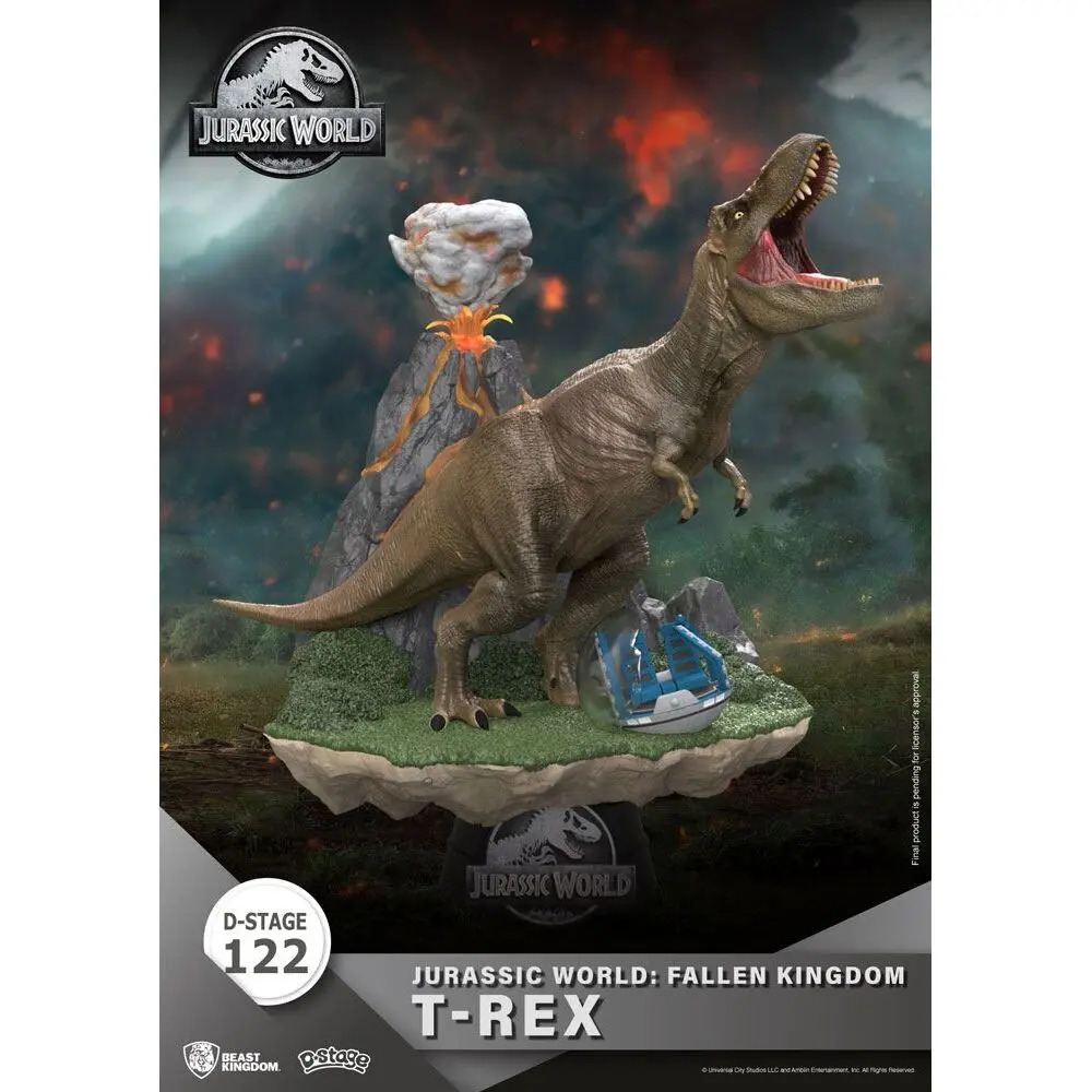Figurine Beast Kingdom Toys Jurassic World, Fallen Kingdom D-Stage Diorama T-Rex