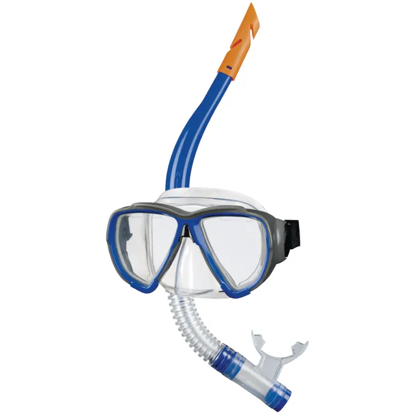 Beco Unisex Bleu Diving Mask And Snorkel Set