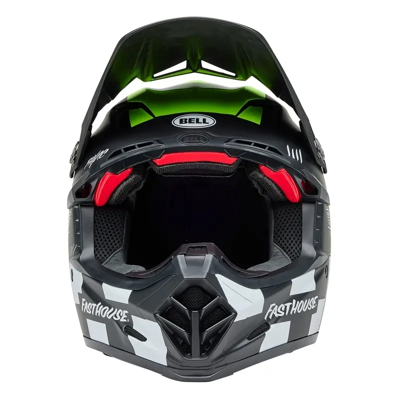 Motorrad-Cross-Helm Bell Moto-9S Flex Fasthouse Smoke Bomb
