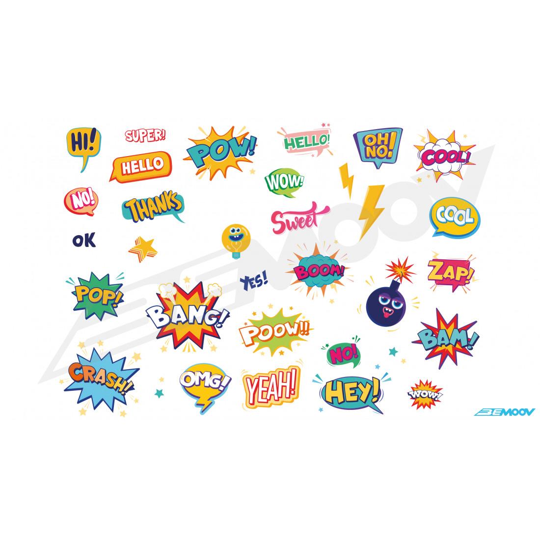 Velo Store - UK Children's stickers Bemoov | Extra 10% off with Subscription, Postage £16.79 to UK Fedex.