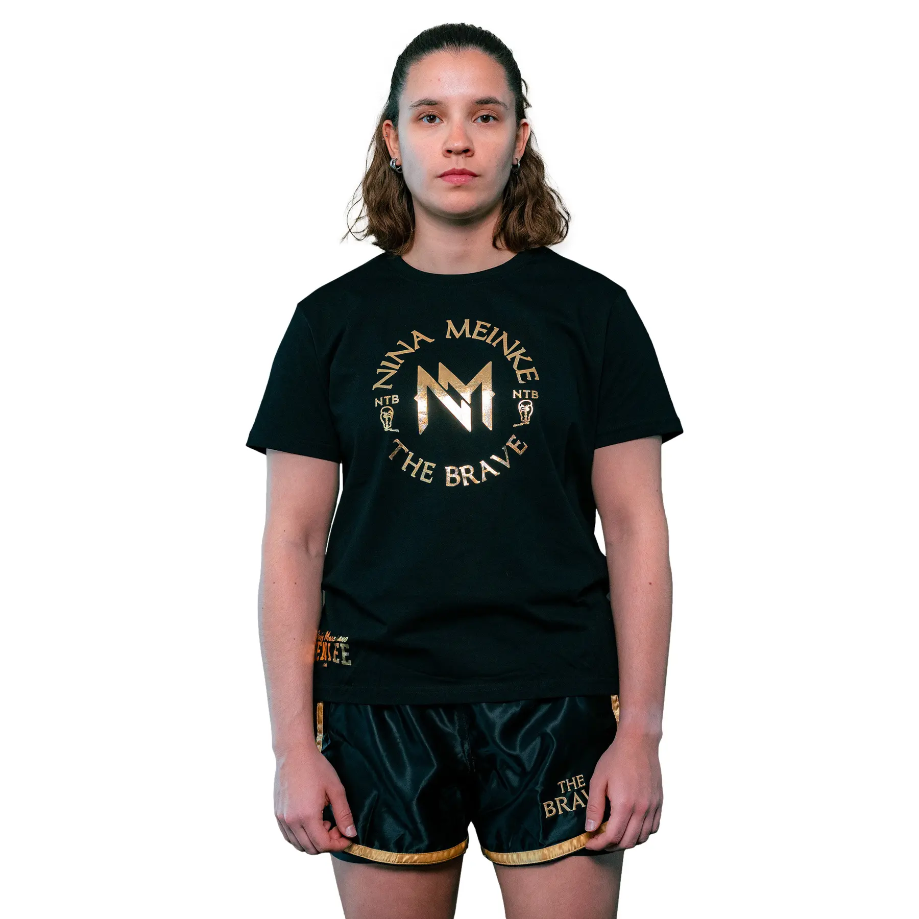 T-shirt in cotone pettinato donna