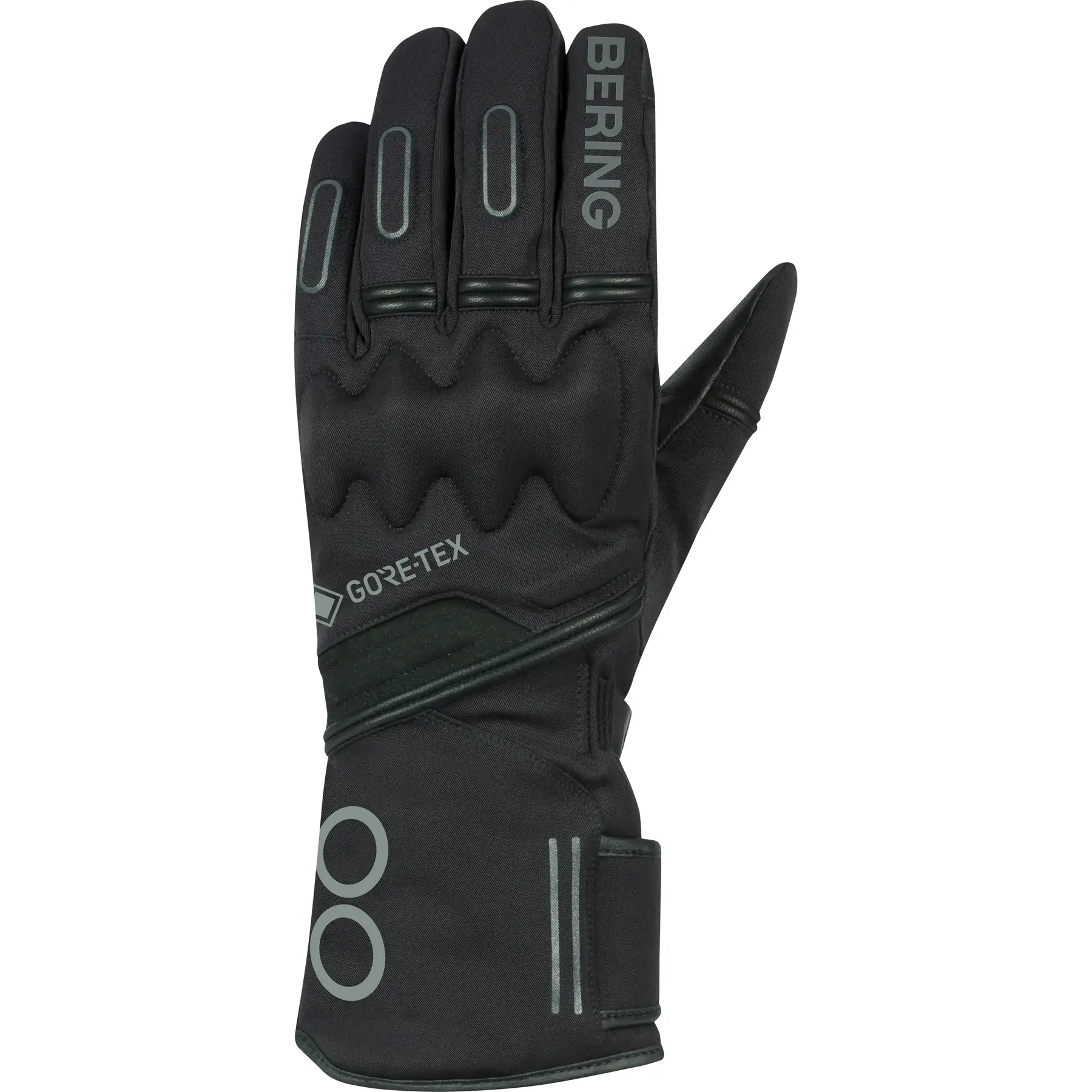 Gants cuir/textile Bering Roc GTX noir- T9