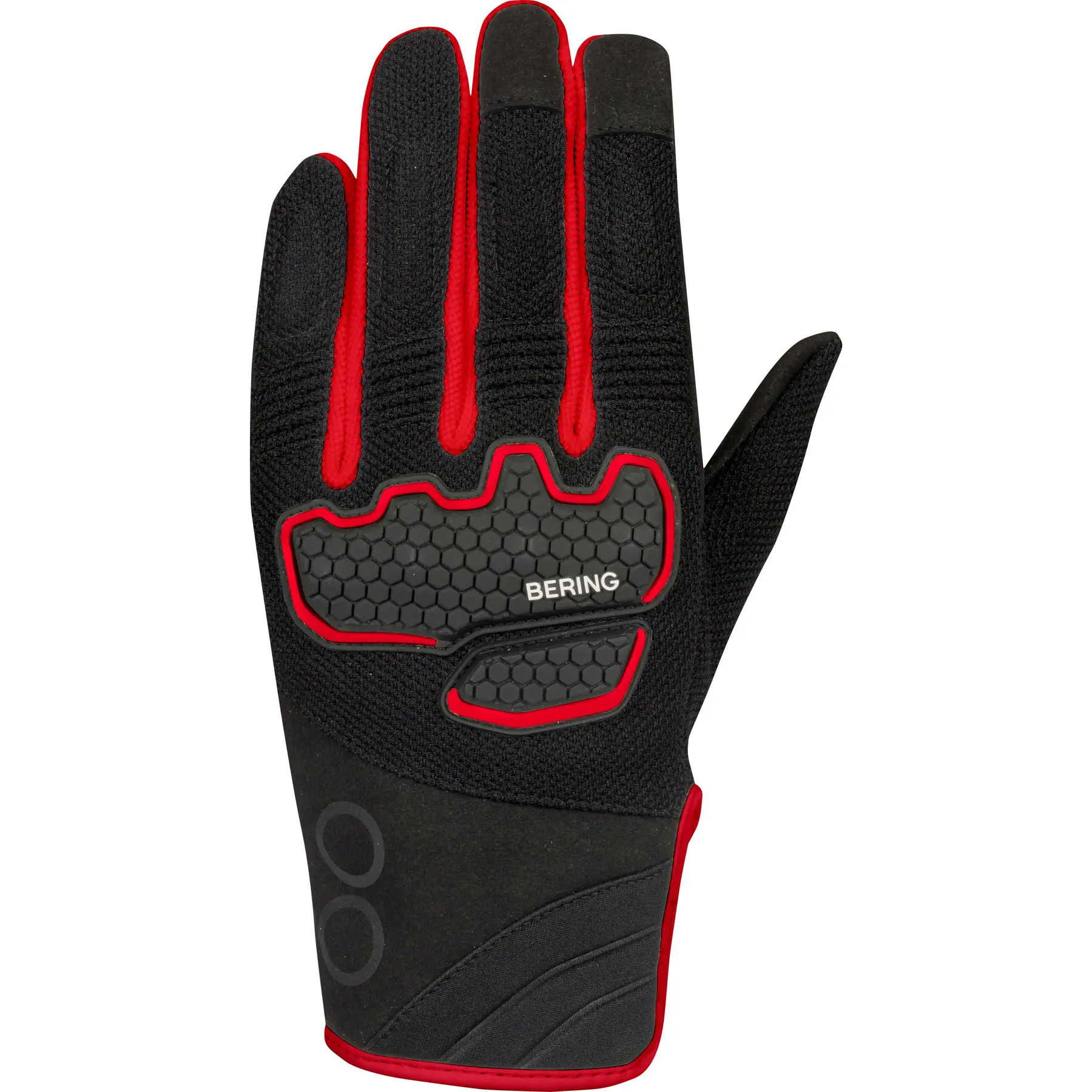 Gants textile Bering Breeze noir/rouge- T11