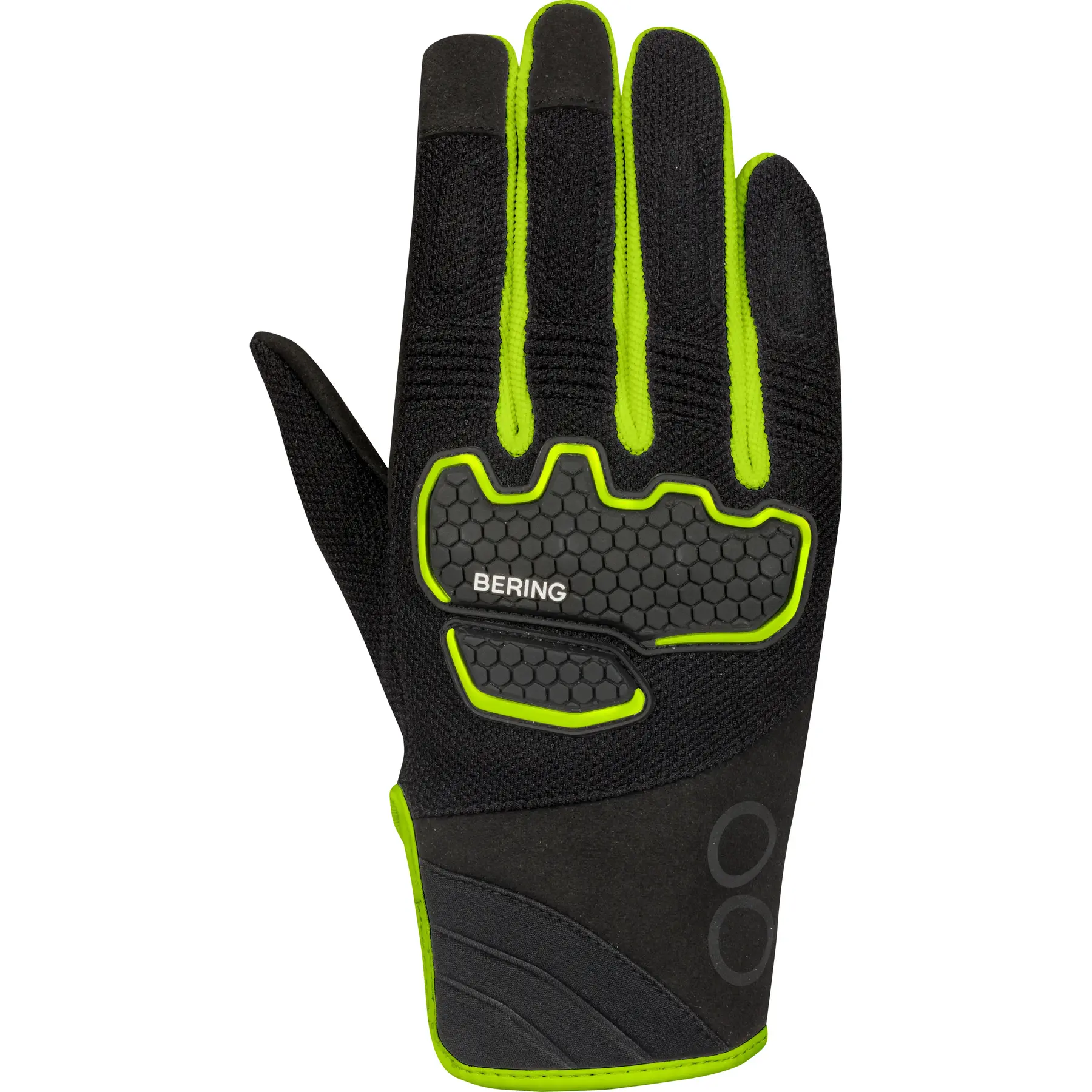 Gants textile Bering Breeze noir/jaune fluo- T12