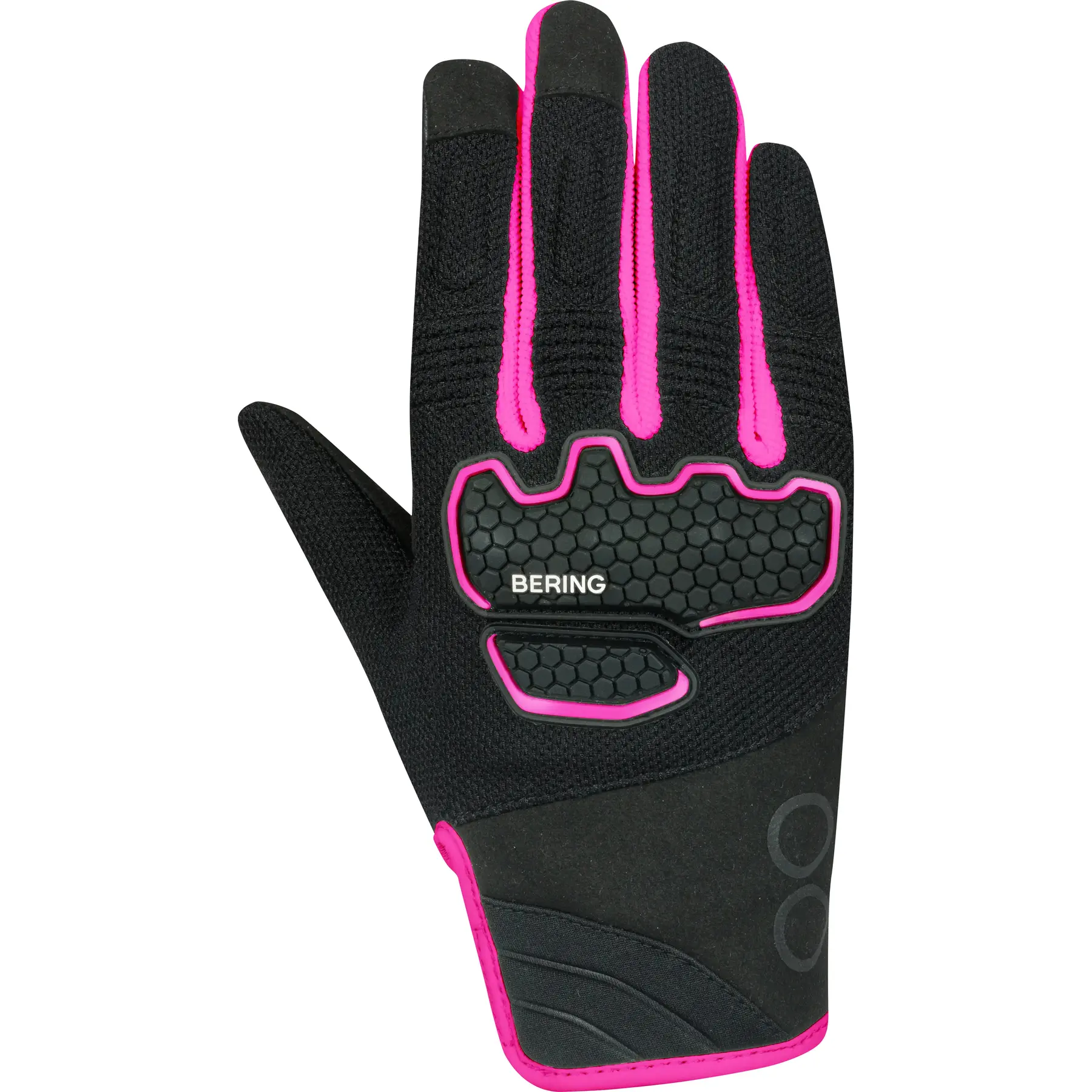 Gants textile femme Bering Lady Breeze noir/fuschia- T8