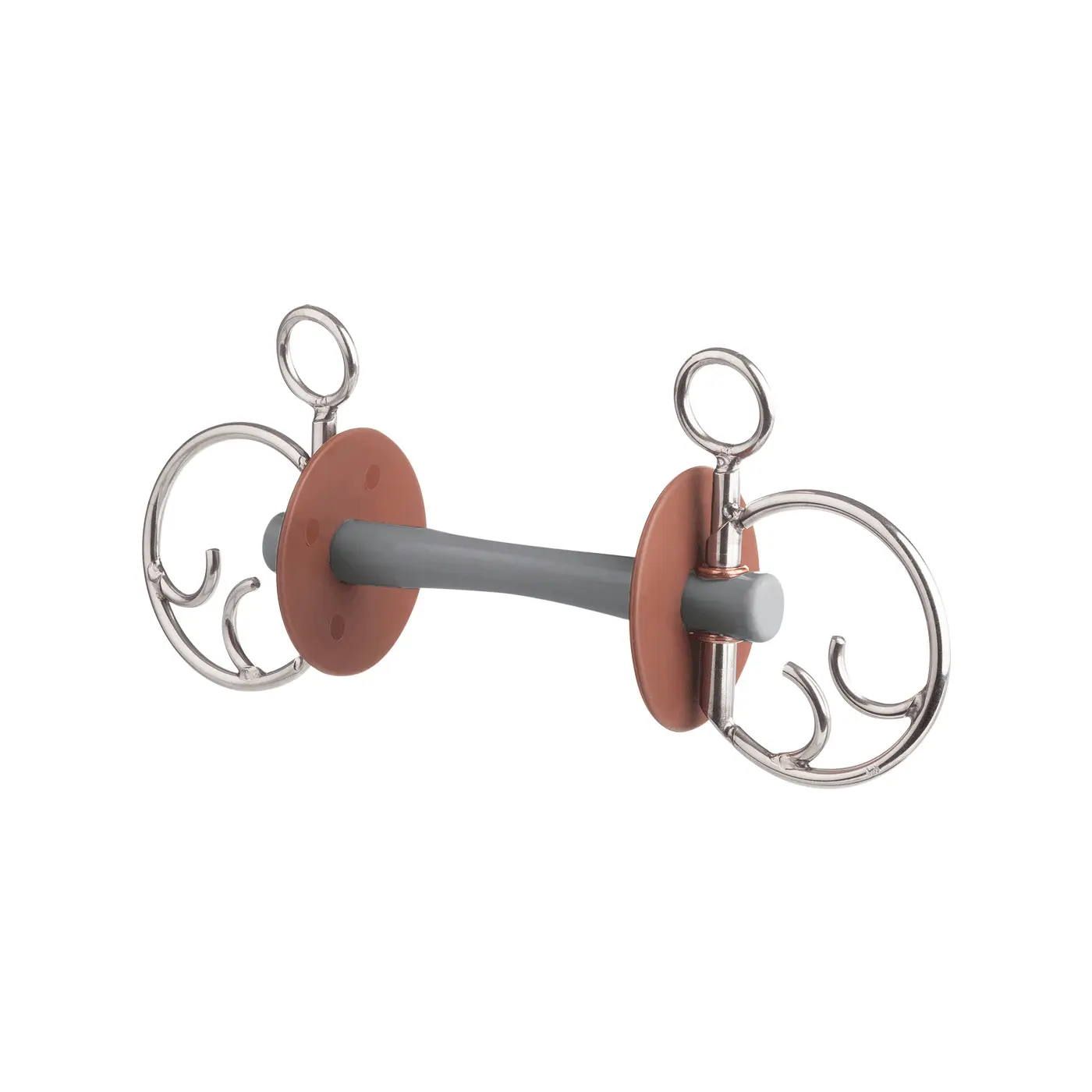 Mors baucher pour cheval avec barre de confort fine Beris