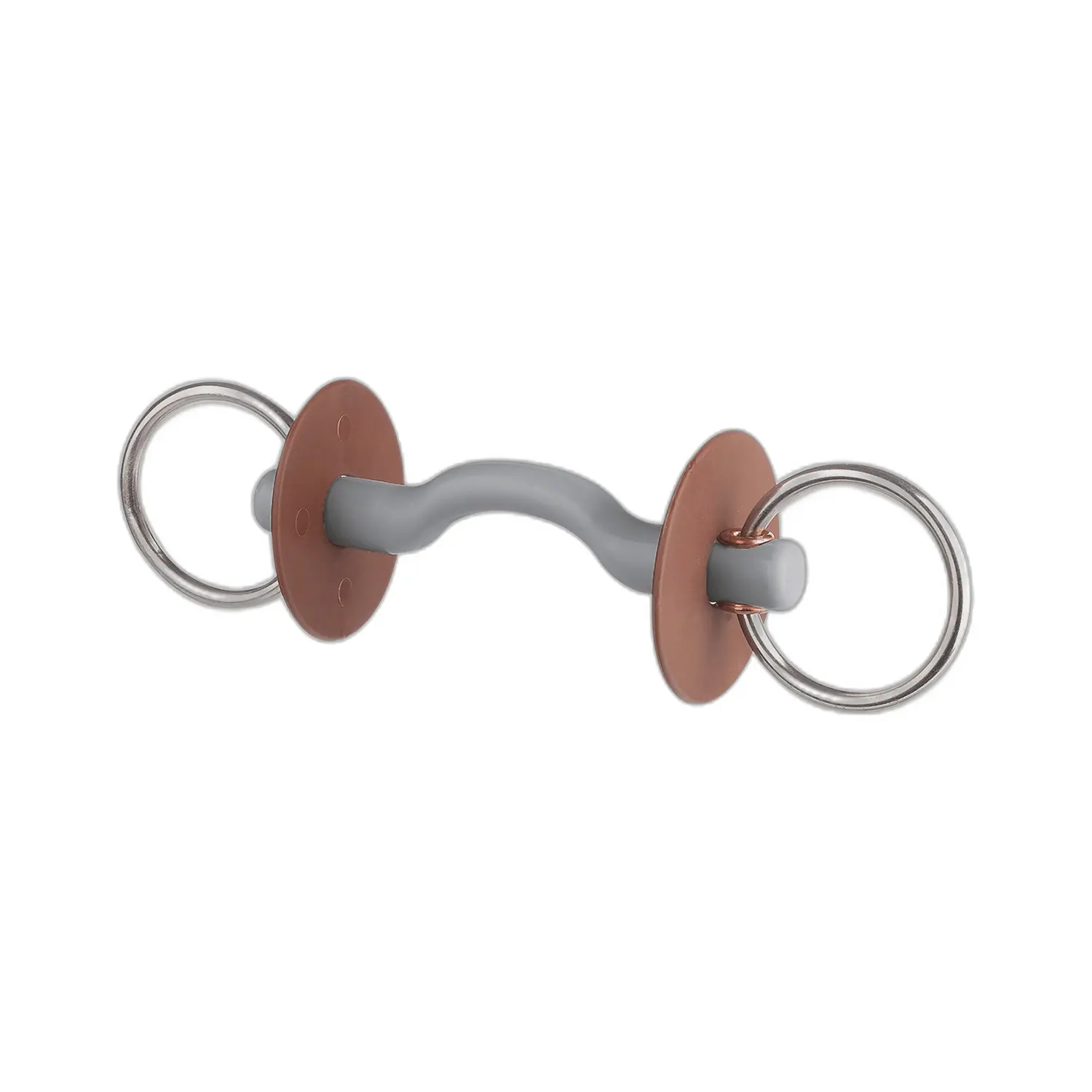 Mors 2 anneaux pour cheval bridon avec passage de langue Beris