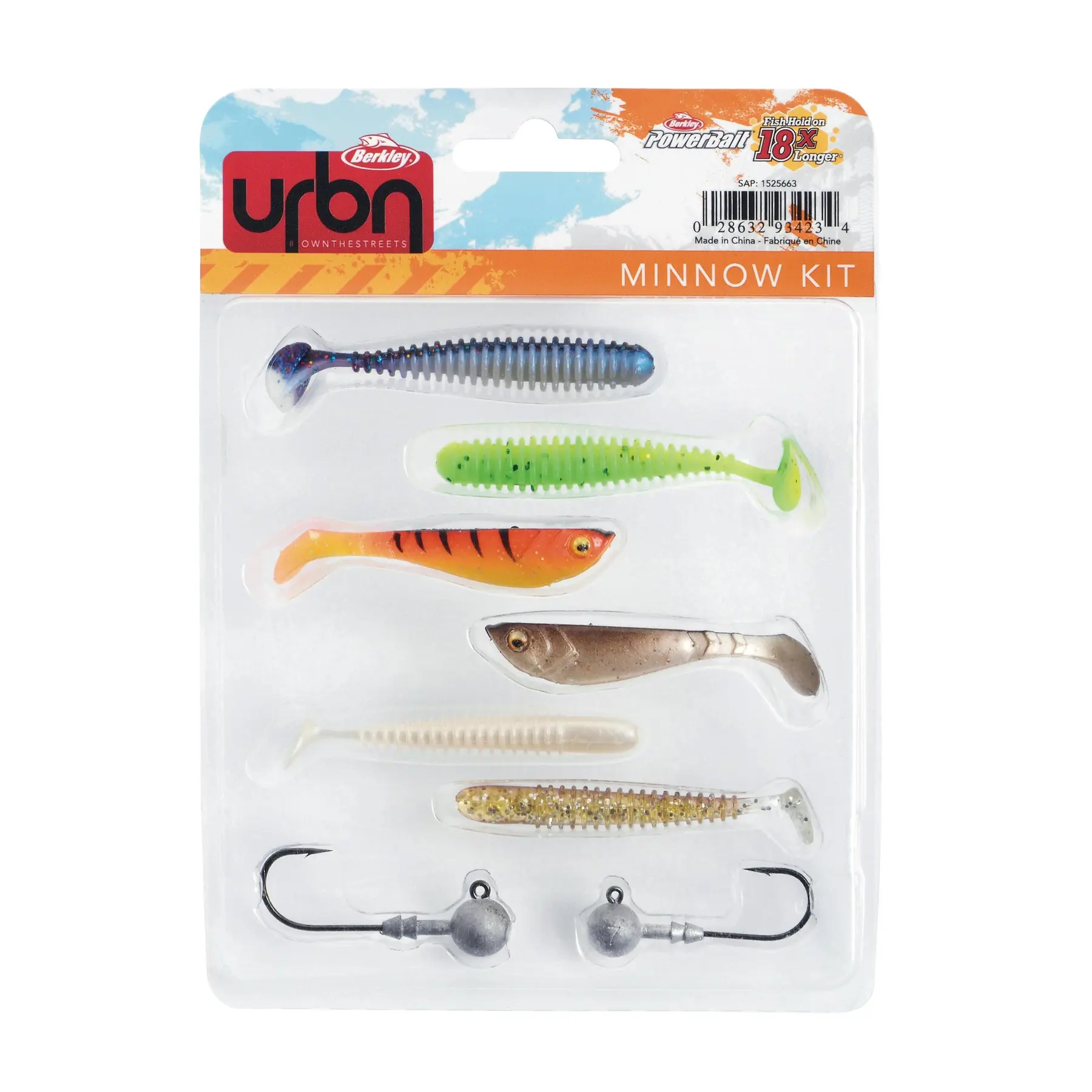 Kunstköder Berkley URBN Minnow (x6)