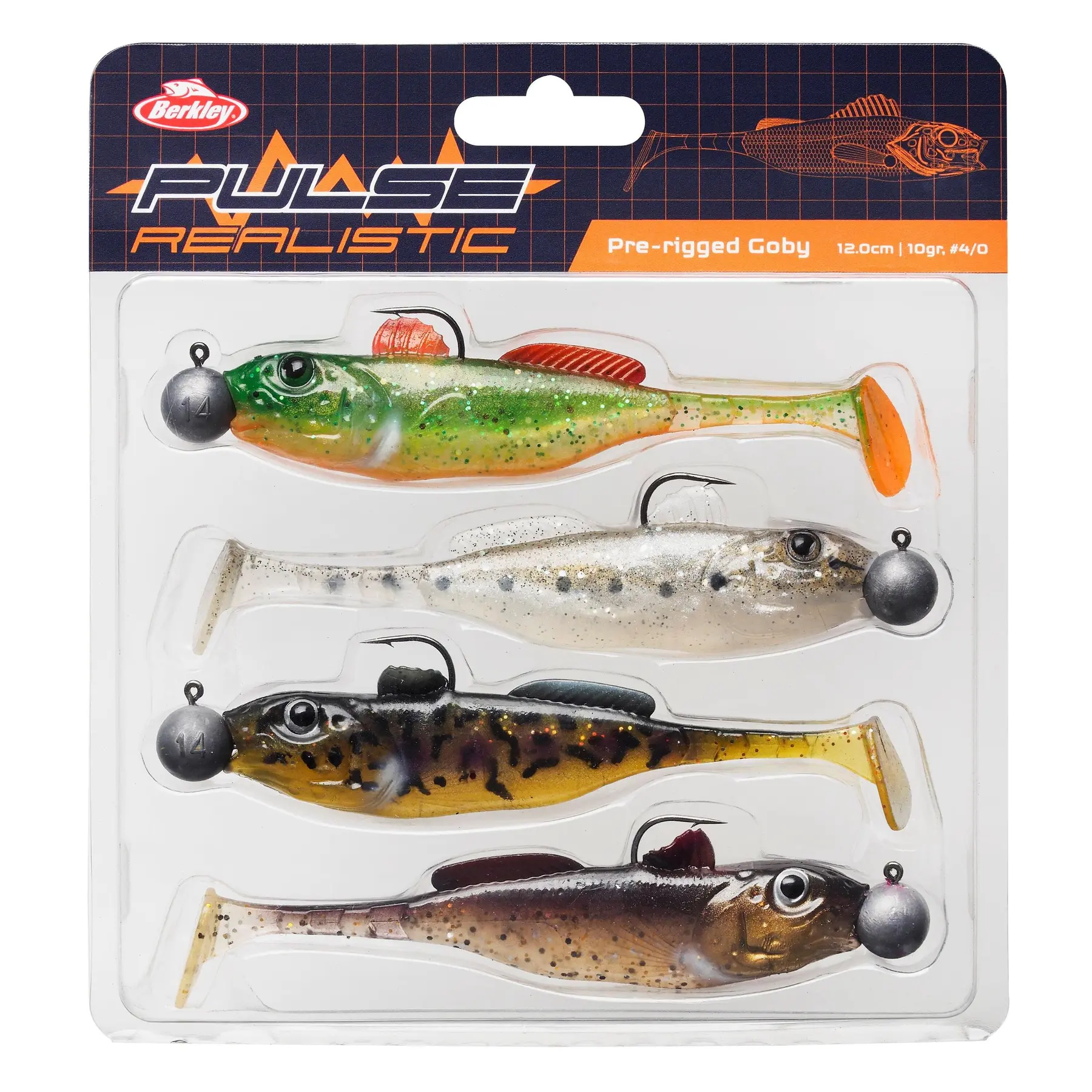 Kunstköder Berkley Pulse Realistic Goby (x4)