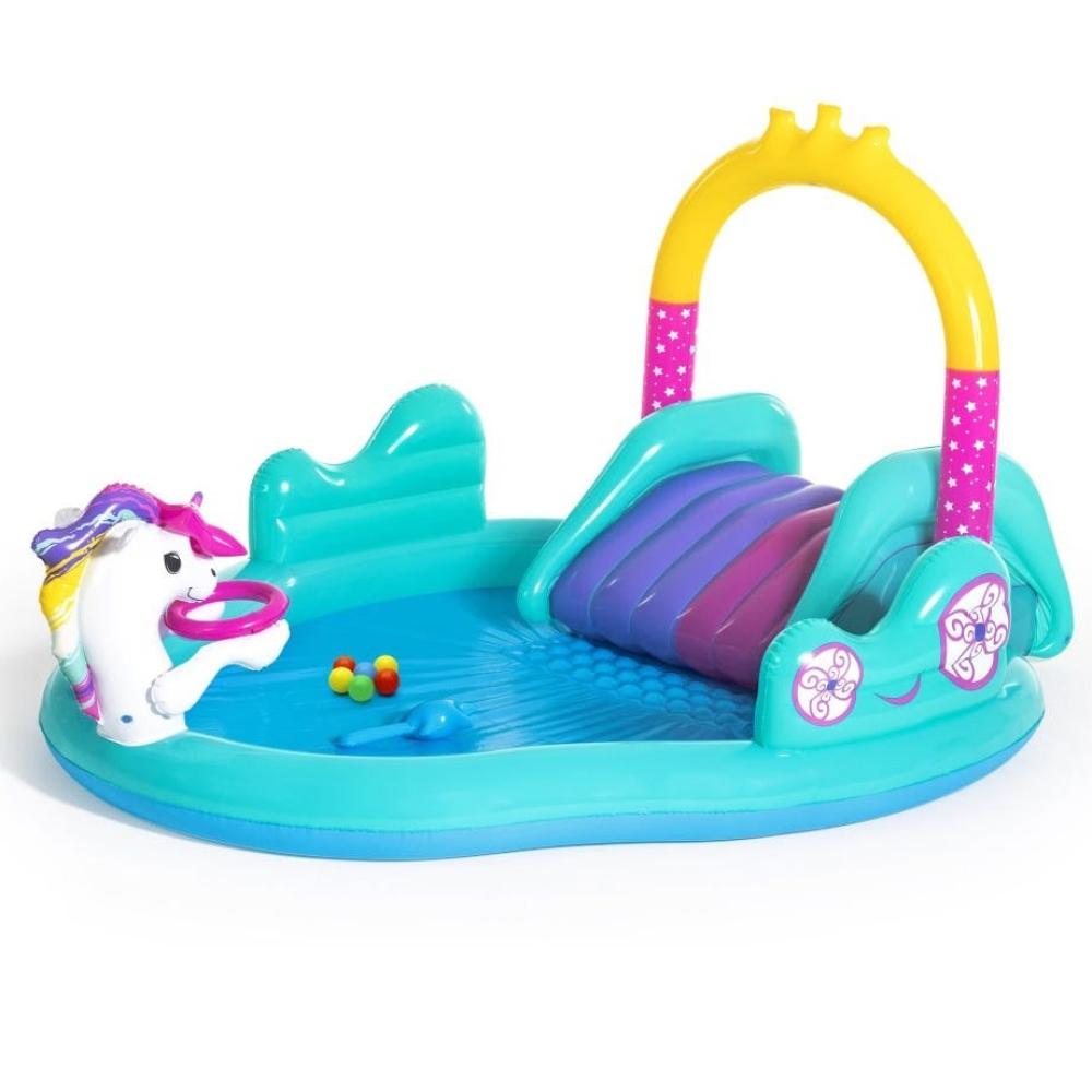 6942138968842 - - Wasserspielcenter Magical Unicorn 274 x 198 x 137 cm - Mehrfarbig
