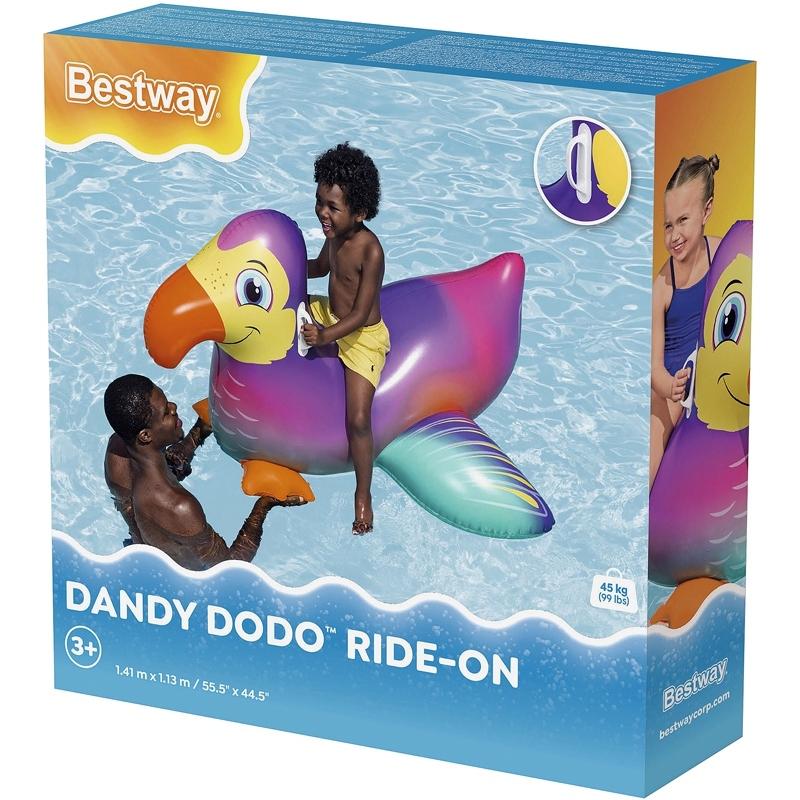 6941607352076 - Aufblasbare Tukan Figur mit Griffen 141x113 cm +3 Jahre Strand und Pool 41504