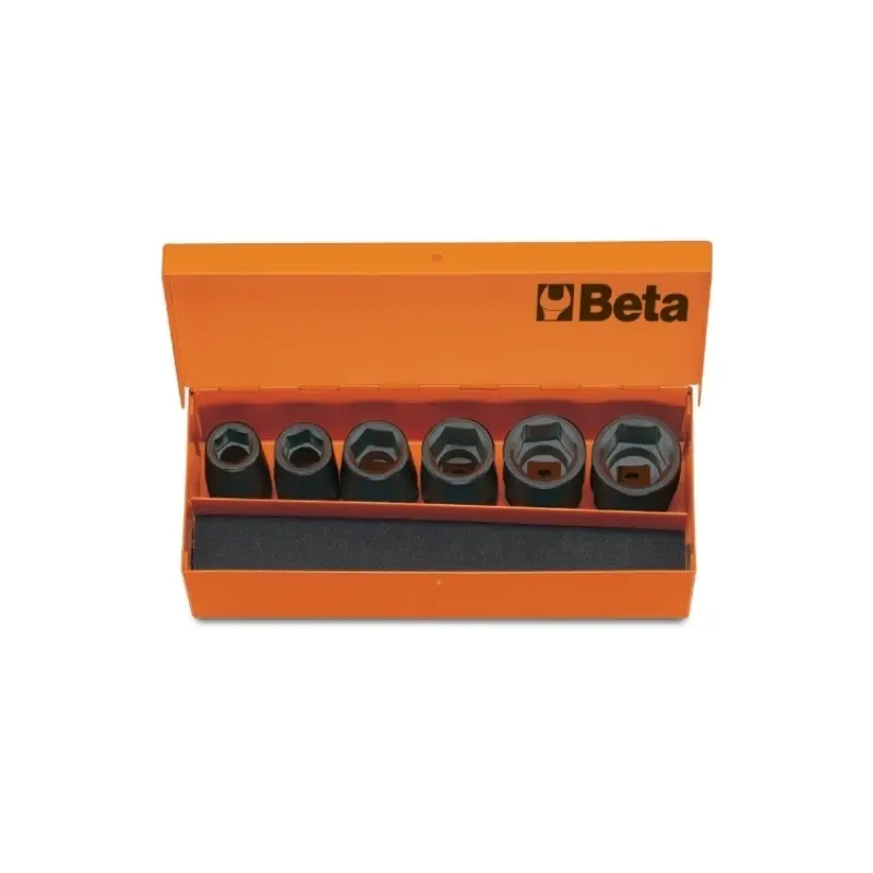 Coffret 6 douilles à chocs Beta