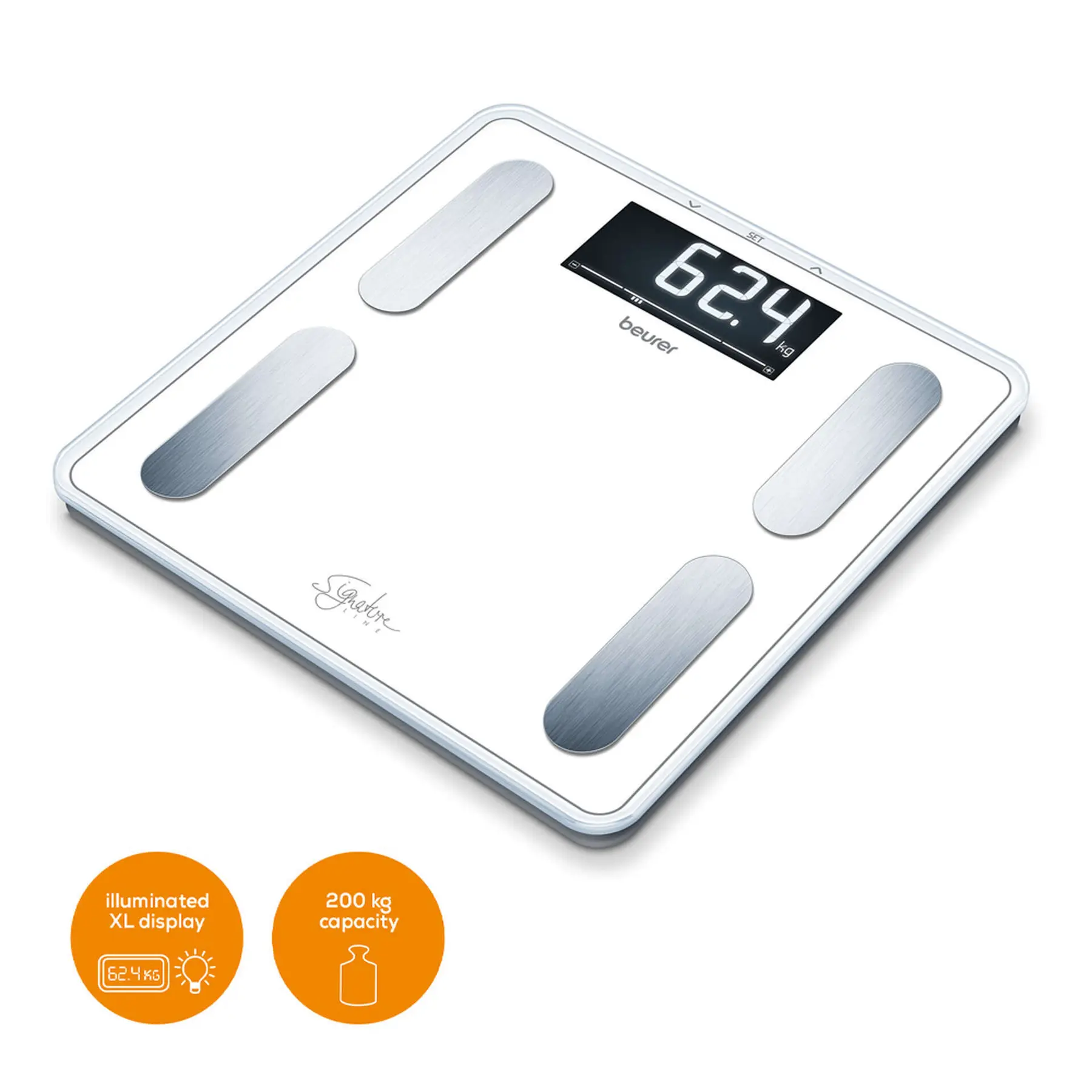 Personenwaage mit Impedanzmesser Beurer BF 400 Signature Line
