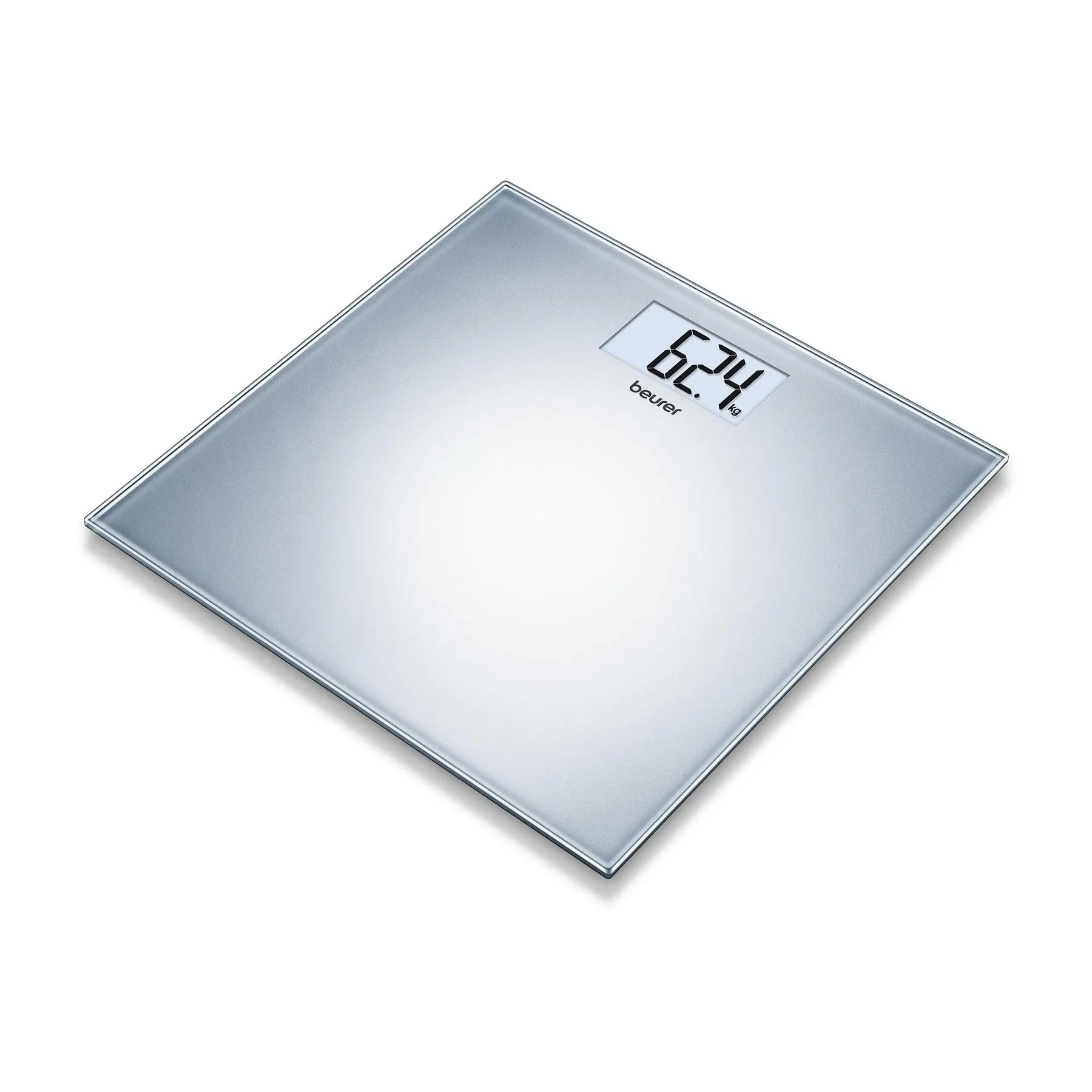 Beurer GS 202 Glaswaage – Personenwaage/Körperwaage – grau