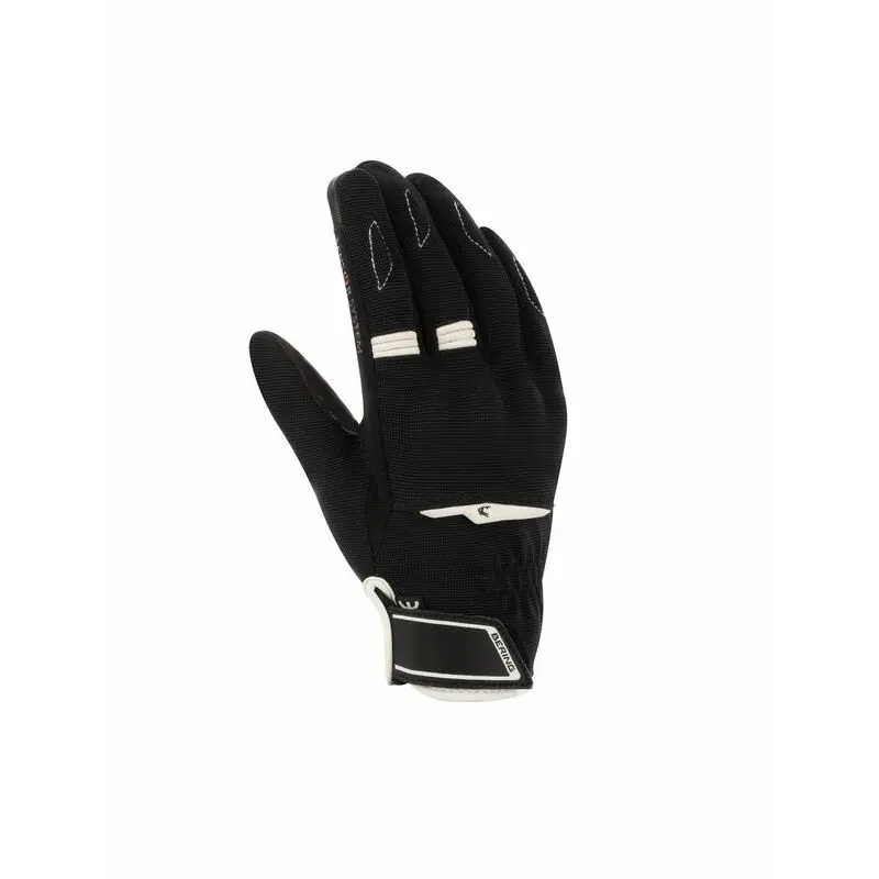 Gants textile femme Bering Lady Fletcher Evo noir/blanc- T8